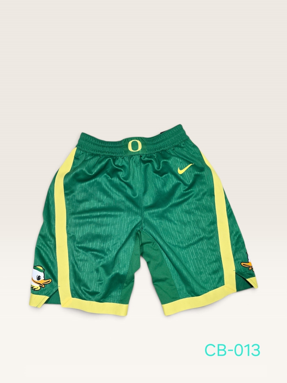 Nike Green & Yellow Oregon Ducks Youth Athletic Shorts